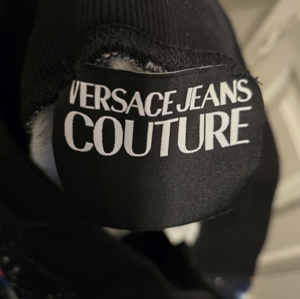 Versace Jeans Collection Black and Blue Cosmic Shorts - Picture 4 of 6
